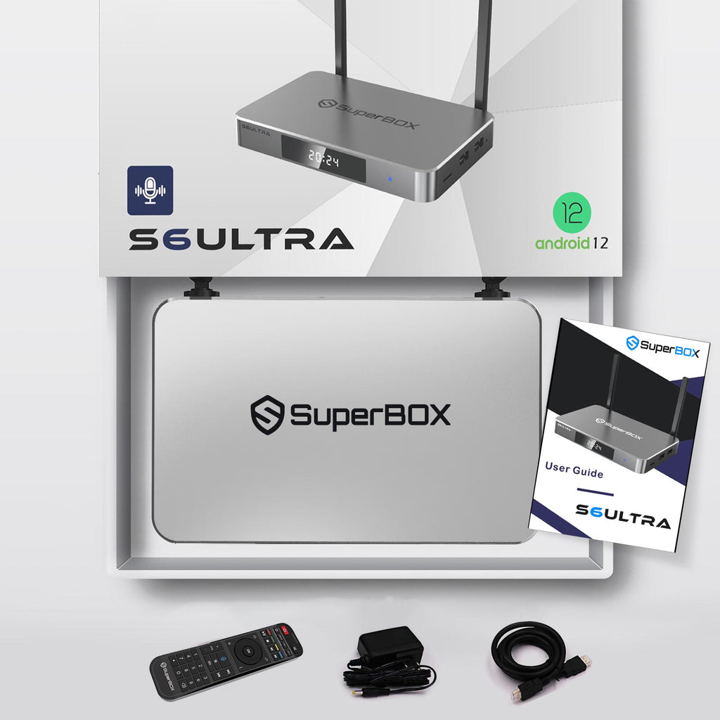 SuperBox S6 ULTRA Lag-Free 6K Streaming Device