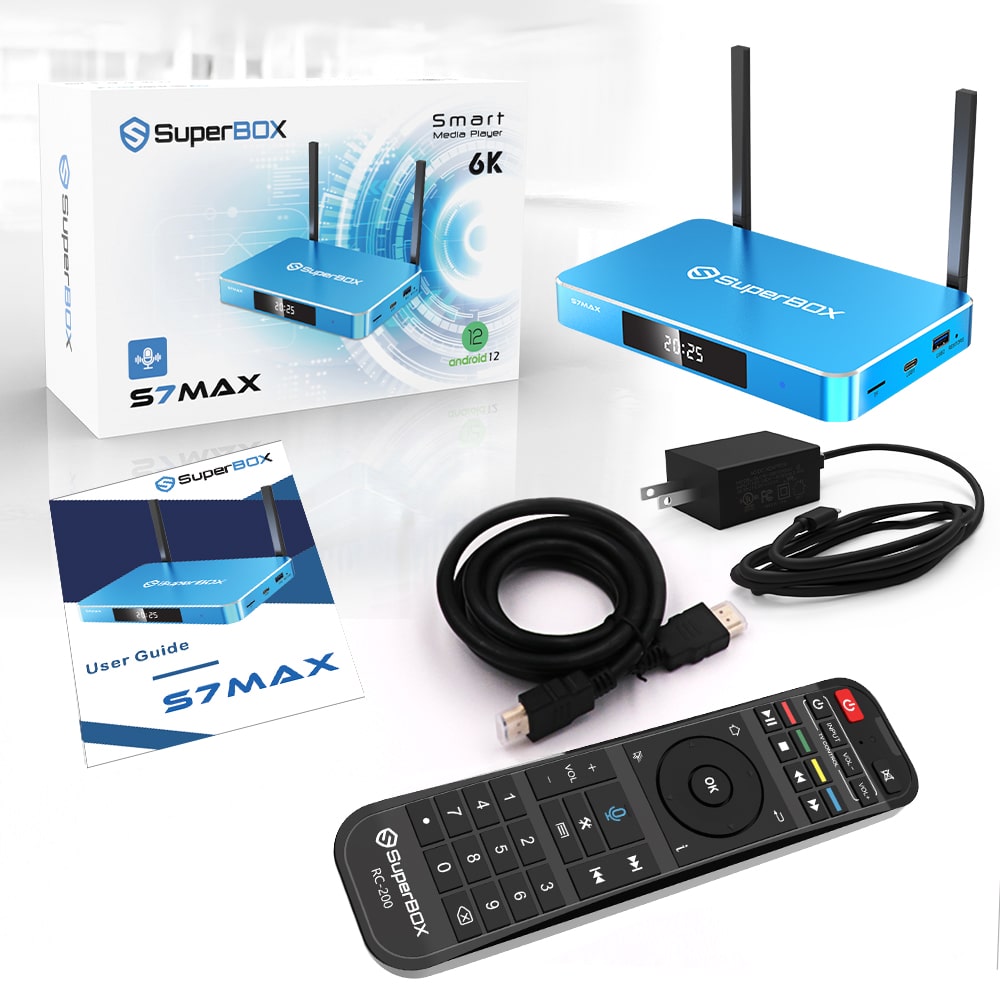 SuperBox S7 Max Ultimate Home Entertainment Hub