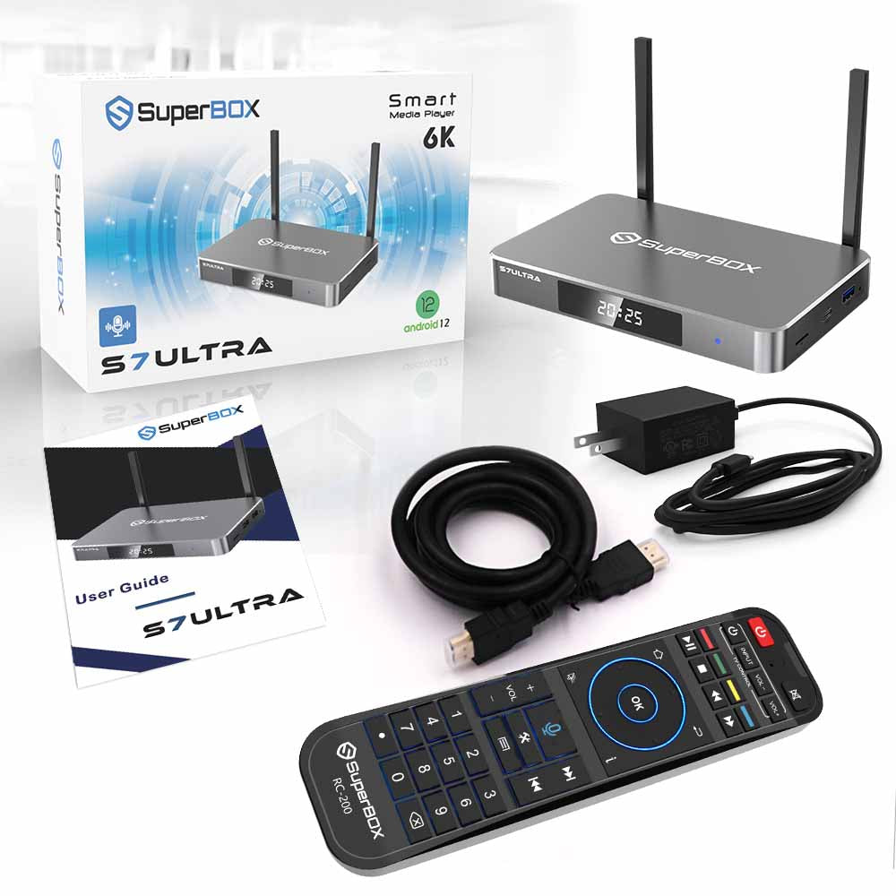 SuperBox S7 Ultra 6K Smart Streaming TV Box