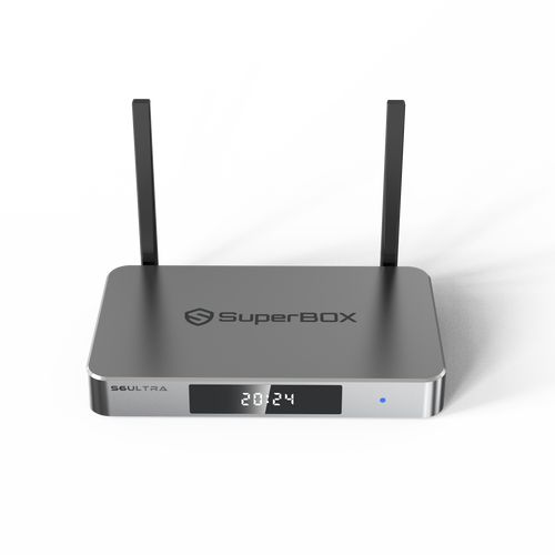 superbox s6 ultra front view